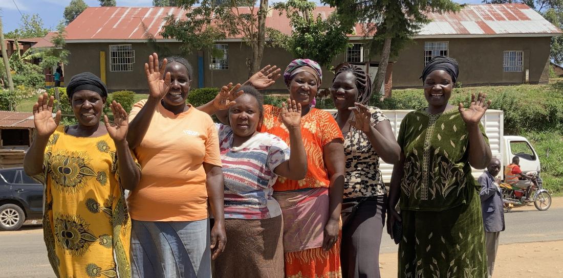 Women in cheptulu village kenya