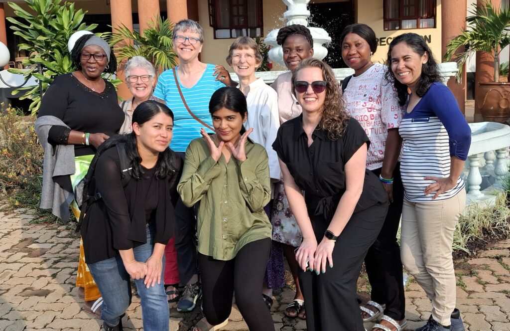 Some RSWR staff stand together in Vihiga County, Kenya